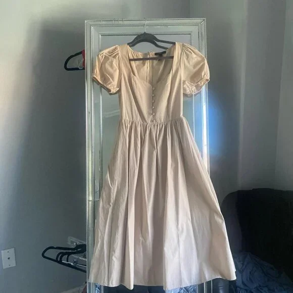 Forever 21 A-Line Poplin Dress - Picture 1 of 5